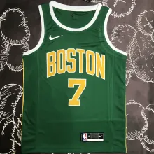 Celtics BROWN  #7 Green NBA Jerseys