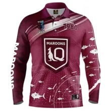 2022/23 Maroons Rugby Fishing Jersey 马鲁
