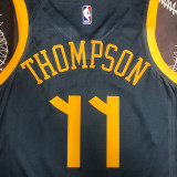Warriors THOMPSON #11 Black  NBA Jerseys
