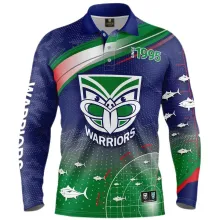 2022/23 New Zealand Warriors Rugby Fishing Jersey 勇士