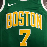 Celtics BROWN  #7 Green NBA Jerseys