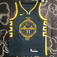 Warriors THOMPSON #11 Black  NBA Jerseys