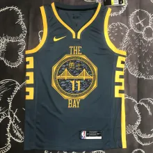 Warriors THOMPSON #11 Black  NBA Jerseys