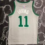 Celtics IRVING  #11 Grey  NBA Jerseys