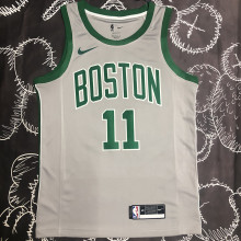 Celtics IRVING  #11 Grey  NBA Jerseys