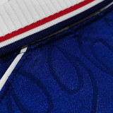 1998 Japan Home Blue Retro Long Sleeve Retro Jersey