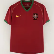 2006 Portugal Home Retro Soccer Jersey