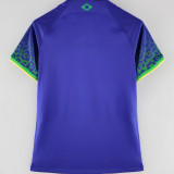 2022/23 Brazil Away Blue  Women Soccer Jersey