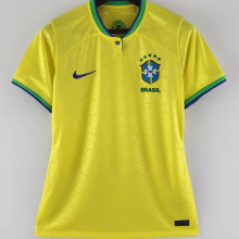 2022/23 Brazil Home Yellow Women Soccer Jersey