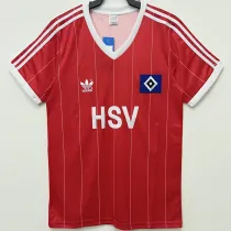 1983/84 Hamburger Away Red Retro Jersey
