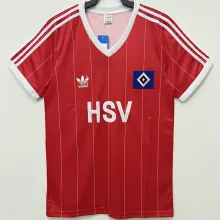 1983/84 Hamburger Away Red Retro Jersey