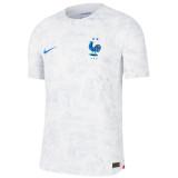 2022/23 France 1:1 Quality Away White Fans Soccer Jersey