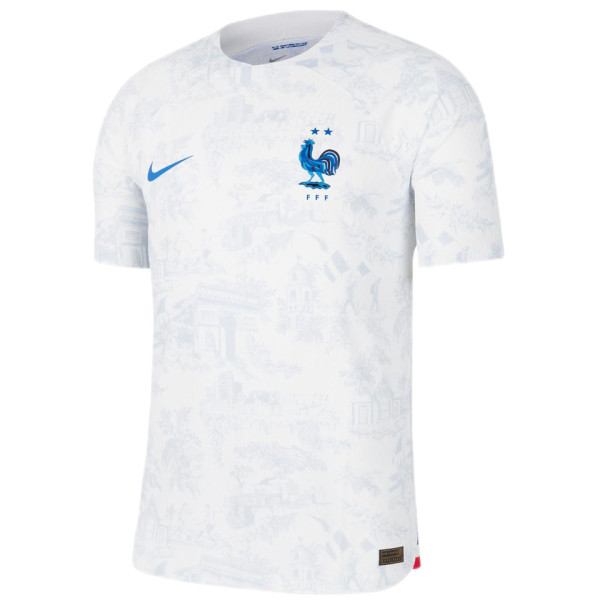 2022/23 France 1:1 Quality Away White Fans Soccer Jersey