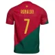 RONALDO #7 Portugal 1:1 Home Fans Soccer Jersey 2022/23 ★★