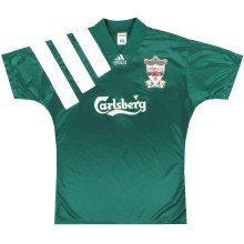 1992/93 LFC  Away Green Retro Soccer Jersey
