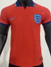 2022/23 England Away Red Player Version Soccer Jersey