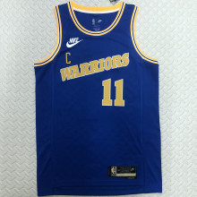 Warriors THOMPSON #11 Blue Retro NBA Jerseys