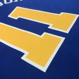 Warriors THOMPSON #11 Blue Retro NBA Jerseys