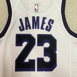 Lakers JAMES #23 White City Edition NBA Jerseys