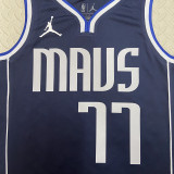 Mavericks DONCIC #77 Blue  NBA Jerseys