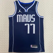 Mavericks DONCIC #77 Blue  NBA Jerseys