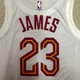 Cleveland JAMES #23 White NBA Jerseys