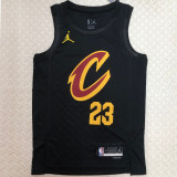 Cleveland JAMES #23 Black NBA Jerseys