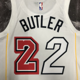 Miami Heat  BUTLER #22 White City Edition NBA Jerseys