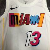 Miami Heat  ADERAYO#13 White City Edition NBA Jerseys