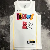 Miami Heat  BUTLER #22 White City Edition NBA Jerseys