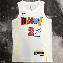Miami Heat  BUTLER #22 White City Edition NBA Jerseys