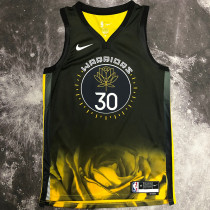 Warriors CURRY #30 Black City Edition NBA Jerseys