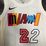 Miami Heat  BUTLER #22 White City Edition NBA Jerseys