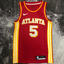 Hawks MURRY #5 Red NBA Jerseys