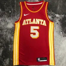 Hawks MURRY #5 Red NBA Jerseys