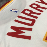 Hawks MURRY #5 White NBA Jerseys