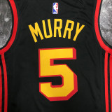 Hawks MURRY #5 Black NBA Jerseys