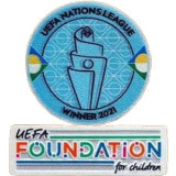 UEFA Nations League Winner 2021 欧国联 冠军臂章