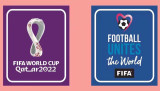 World Cup 2022 Purple+Blue Rubber Badge 紫+蓝 胶章