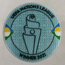 UEFA NATIONS LEAGUE WINNER 2021 PATCH  欧国联冠军章 (You can buy it alone OR tell us which jersey to print it on. )