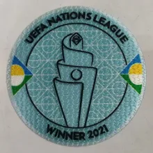 UEFA NATIONS LEAGUE WINNER 2021 PATCH  欧国联冠军章 (You can buy it alone OR tell us which jersey to print it on. )