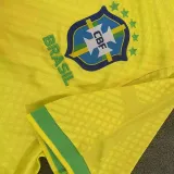 2022/23 Brazil Special Edition Yellow Fans Soccer Jersey