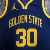 Warriors CURRY #30 Royal Blue NBA Jerseys