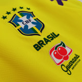 2023 Brazil Yellow Polo Short Jersey