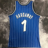 1994-95 Magic HARDAWAY #1 Blue Retro NBA Jerseys 热压