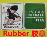 World Cup 2022 Cartoon Rubber Patch 足球小将 胶章