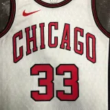Bulls PIPPEN #33 White City Edition NBA Jerseys