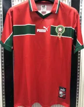 1998 Morocco Red Retro Soccer Jersey