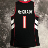 1999/00 Toronto Raptors MCGRADY #1 Purple Black Retro NBA Jerseys 热压