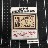 1994/95 Magic HARDAWAY #1 Black Retro NBA Jerseys 热压